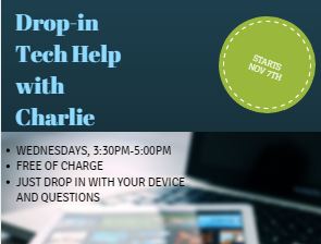 Drop-in Tech Help with Charlie
