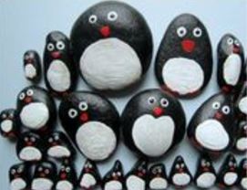 Create with Christa: Penguin Rock Painting