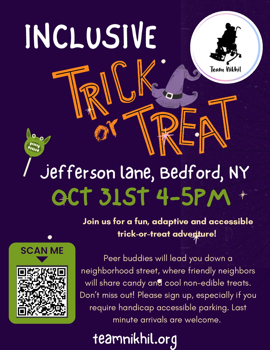 Inclusive Trick or Treat