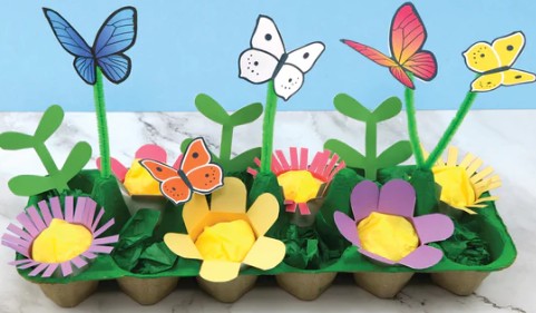 Create With Christa: Egg Carton Garden